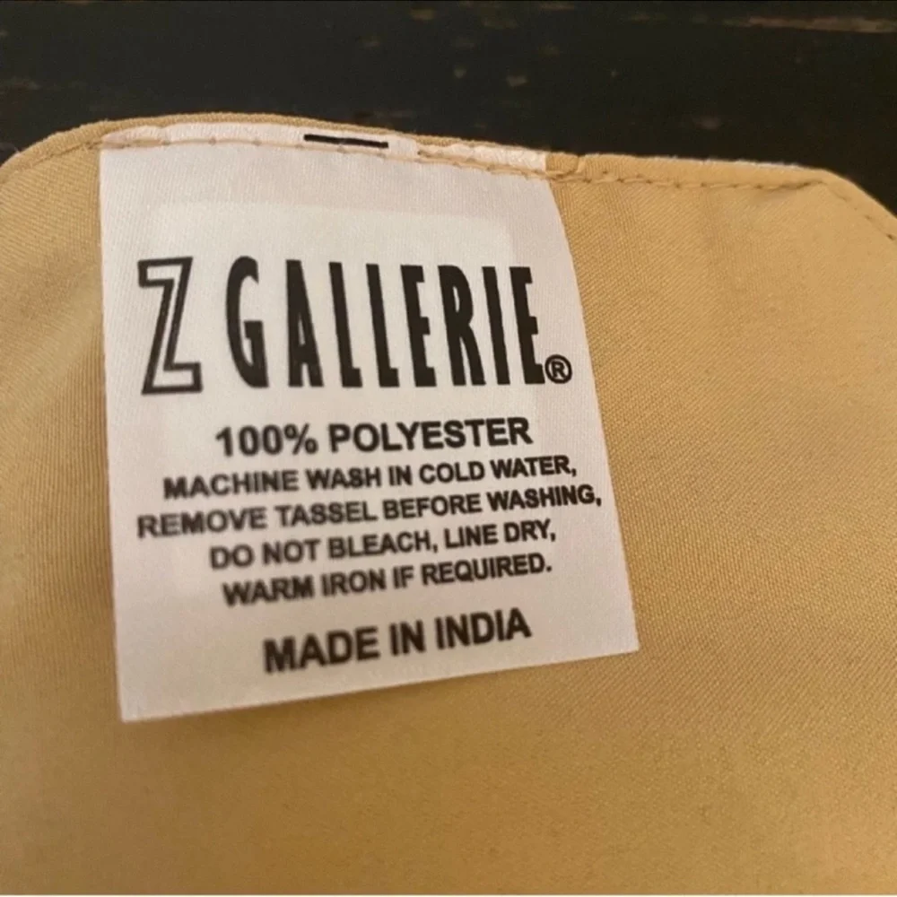Z Gallerie Palias Table Linen Table Runner Gold Beige Home Decor